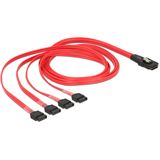 (€14,90*/1m) 1.00m Delock SAS Anschlusskabel SFF-8087 Stecker (€14,90*/1m) 1.00m Delock SAS Anschlusskabel SFF-8087 Stecker