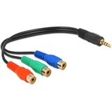 (€19,60*/1m) 0.25m Delock Video Adapterkabel 3.5mm (€19,60*/1m) 0.25m Delock Video Adapterkabel 3.5mm
