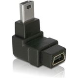 DeLOCK Adapter USB-B Mini 5pin Stecker Buchse 90° gewinkelt DeLOCK Adapter USB-B Mini 5pin Stecker Buchse 90° gewinkelt
