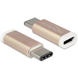 DeLOCK Adapter USB Type-C St (Host) auf USB Micro B Buchse DeLOCK Adapter USB Type-C St (Host) auf USB Micro B Buchse