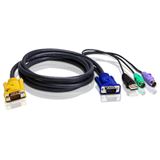 (€6,61*/1m) 1.80m ATEN Technology KVM Anschlusskabel VGA 15pol (€6,61*/1m) 1.80m ATEN Technology KVM Anschlusskabel VGA 15pol