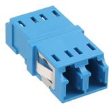 InLine LWL Kupplung Duplex LC/LC singlemode blau Keramik-Hülse InLine LWL Kupplung Duplex LC/LC singlemode blau Keramik-Hülse