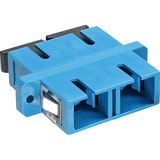 InLine LWL Kupplung Duplex SC/SC singlemode blau Keramik-Hülse InLine LWL Kupplung Duplex SC/SC singlemode blau Keramik-Hülse
