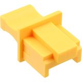InLine Staubschutz f&uuml;r RJ45 Buchse Farbe: gelb 100er Pack