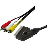 (€3,45*/1m) 2.00m LogiLink SCART Anschlusskabel Scart Stecker (€3,45*/1m) 2.00m LogiLink SCART Anschlusskabel Scart Stecker