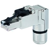Telegärtner Stecker TP/RJ45 Feldkonfektionierbar CAT6A MFP8-4x90 Telegärtner Stecker TP/RJ45 Feldkonfektionierbar CAT6A MFP8-4x90