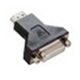 V7 HDMI Adapter HDMI-Stecker auf DVI 24+5 Buchse Schwarz schraubbar