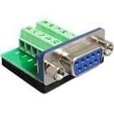 Adapter Delock Terminalblock > Sub-D 9Pin Buchse