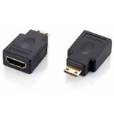 Equip HDMI Adapter HDMI-Buchse auf HDMI Typ C Stecker Schwarz Equip HDMI Adapter HDMI-Buchse auf HDMI Typ C Stecker Schwarz