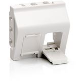 equip Keystone Einsatz u. Abdeckrahmen 2-Port reinwei&szlig;