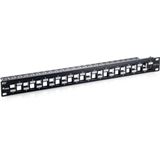 equip Keystone Patch Panel Cat.6a 19" 1HE schwarz
