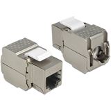 Delock Keystone RJ45 Buchse zu LSA werkzeugfrei Cat.6
