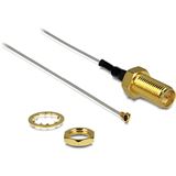 (€44,50*/1m) 0.20m Delock WLAN Antennenkabel MHF Stecker auf (€44,50*/1m) 0.20m Delock WLAN Antennenkabel MHF Stecker auf