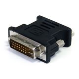 Startech DVI-I Adapter DVI 24+5 Stecker auf VGA 15pol Buchse Schwarz Startech DVI-I Adapter DVI 24+5 Stecker auf VGA 15pol Buchse Schwarz