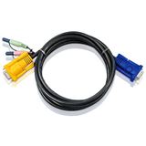 (€45,97*/1m) 3.00m ATEN Technology KVM Anschlusskabel VGA 15pol (€45,97*/1m) 3.00m ATEN Technology KVM Anschlusskabel VGA 15pol