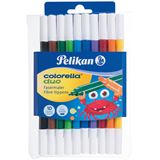 Pelikan Fasermaler Colorella Duo dick+dünn C407 10Stifte sor Pelikan Fasermaler Colorella Duo dick+dünn C407 10Stifte sor