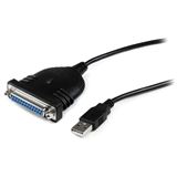 (€6,61*/1m) 1.80m Startech Parallel Adapterkabel 25pol Buchse (€6,61*/1m) 1.80m Startech Parallel Adapterkabel 25pol Buchse