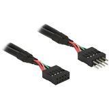 Delock USB Verl. Pinheader 10Pin zu 10Pin St/Bu 0.25m
