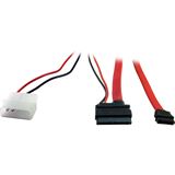 (€13,17*/1m) 0.60m Inter-Tech SATA Anschlusskabel SATA Stecker + (€13,17*/1m) 0.60m Inter-Tech SATA Anschlusskabel SATA Stecker +