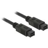 (€4,45*/1m) 2.00m Delock FireWire800 Anschlusskabel 9pol Stecker (€4,45*/1m) 2.00m Delock FireWire800 Anschlusskabel 9pol Stecker