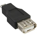 InLine Micro-USB Adapter, Micro-B Stecker an USB A Buchse