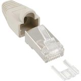 InLine Crimpstecker RJ45 geschirmt, mit Knickschutz und InLine Crimpstecker RJ45 geschirmt, mit Knickschutz und