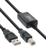 (€1,89*/1m) 10.00m InLine USB2.0 Anschlusskabel mit (€1,89*/1m) 10.00m InLine USB2.0 Anschlusskabel mit