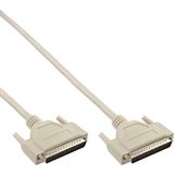 (€4,95*/1m) 2.00m InLine Seriell Anschlusskabel 37pol Stecker (€4,95*/1m) 2.00m InLine Seriell Anschlusskabel 37pol Stecker