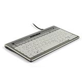 BakkerElkhuizen S-board 840 Design USB Deutsch silber (kabelgebunden)