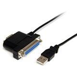 (€14,94*/1m) 1.80m Startech Parallel Adapterkabel 25pol Buchse (€14,94*/1m) 1.80m Startech Parallel Adapterkabel 25pol Buchse