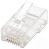 Intellinet Cat. 5e Modularstecker UTP RJ45 Stecker Transparent 100 Intellinet Cat. 5e Modularstecker UTP RJ45 Stecker Transparent 100