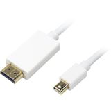 (€5,45*/1m) 2.00m LogiLink Displayport Adapterkabel Mini (€5,45*/1m) 2.00m LogiLink Displayport Adapterkabel Mini