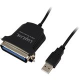 (€5,27*/1m) 1.50m LogiLink Parallel Adapterkabel USB A Stecker (€5,27*/1m) 1.50m LogiLink Parallel Adapterkabel USB A Stecker