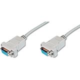 (€1,63*/1m) 3.00m Digitus Nullmodem Anschlusskabel 9pol Buchse (€1,63*/1m) 3.00m Digitus Nullmodem Anschlusskabel 9pol Buchse