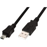 (&euro;3,90*/1m) 1.00m Digitus USB2.0 Anschlusskabel Basic Line USB A