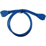 (€13,80*/1m) 0.50m Inter-Tech USB3.0 Adapterkabel USB (€13,80*/1m) 0.50m Inter-Tech USB3.0 Adapterkabel USB