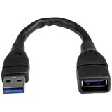 (€52,67*/1m) 0.15m Startech USB3.0 Verlängerungskabel USB A (€52,67*/1m) 0.15m Startech USB3.0 Verlängerungskabel USB A