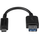 Startech USB3.1 Adapter USB C Stecker auf USB A Buchse schwarz Startech USB3.1 Adapter USB C Stecker auf USB A Buchse schwarz