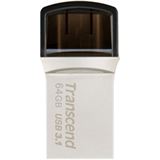 64 GB Transcend JetFlash 890S silber USB 3.1