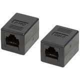 Logilink Patchkabelverbinder 1:1 2x RJ45 Cat.6 UTP schwarz Logilink Patchkabelverbinder 1:1 2x RJ45 Cat.6 UTP schwarz