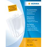 Herma Ausweishülle, PP, 1-fach, 0,14 mm, Format: 102 x 137mm Herma Ausweishülle, PP, 1-fach, 0,14 mm, Format: 102 x 137mm