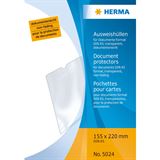 Herma Ausweishülle, PP, 1-fach, 0,14 mm, Format: 155 x 220mm Herma Ausweishülle, PP, 1-fach, 0,14 mm, Format: 155 x 220mm