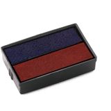 COLOP Ersatzstempelkissen E/10/2, blau/rot, Doppelpack