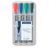 Staedtler Lumocolor Flipchart-Marker 356, 4er Etui