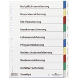 Durable Kunststoff-Register, f&uuml;r Versicherungen, A4, PP