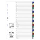 Durable Kunststoff-Register, A-Z, A4, PP, 20-teilig