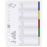 Durable Kunststoff-Register, A4, PP, 5-teilig