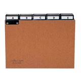 Durable Karteiregister A - Z, Pressspan, DIN A4 quer, braun Durable Karteiregister A - Z, Pressspan, DIN A4 quer, braun