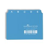 Durable Karteiregister A - Z, PP, A7 quer, blau, 25-teilig Durable Karteiregister A - Z, PP, A7 quer, blau, 25-teilig
