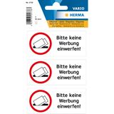 Herma Hinweisetiketten "Bitte keine Werbung einwerfen"